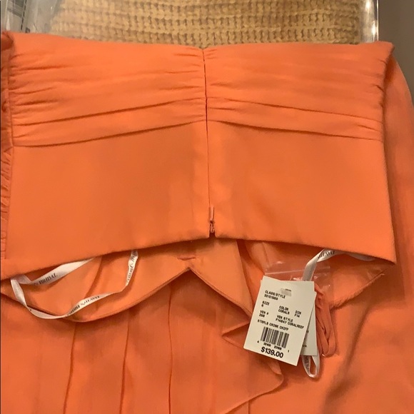 David’s Bridal Neon Pink Strapless Wedding Dress - Picture 5 of 8